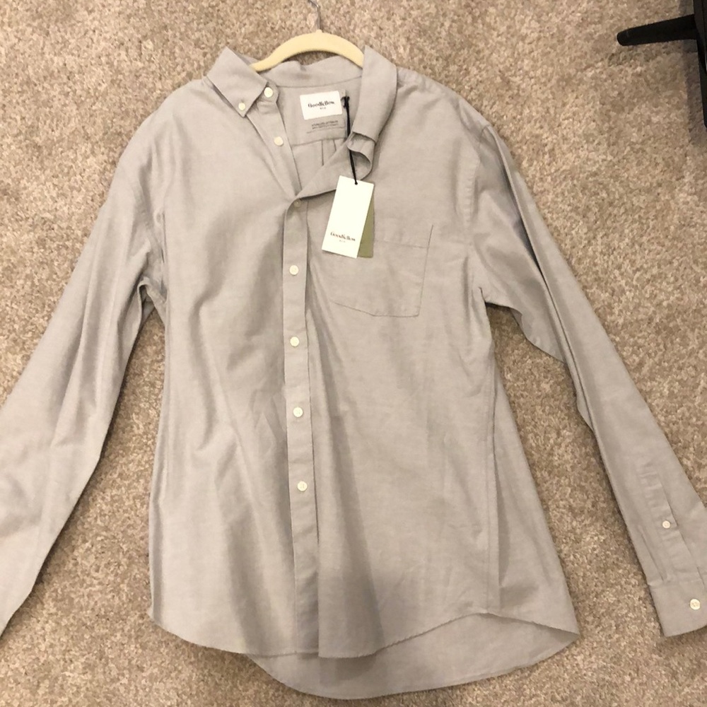 Grey Button Down Shirt